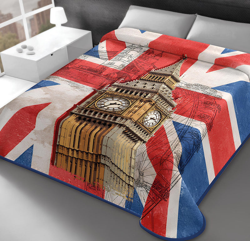 Κουβέρτα Ισπανίας Μονή 160x220 Belpla Ster London 328