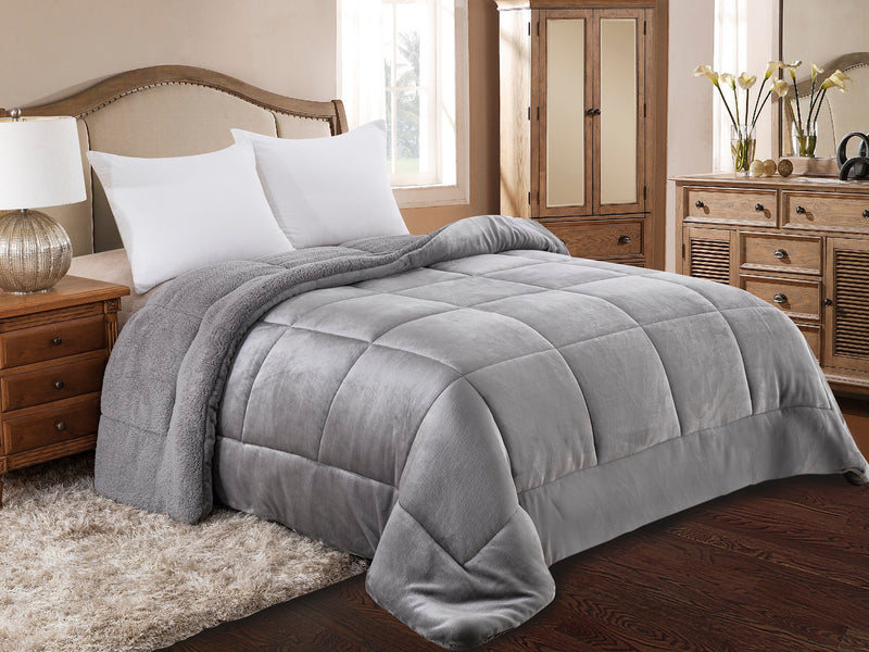 Κουβερτοπάπλωμα King Size 240x260 Sweet Sleep 805 Γκρι