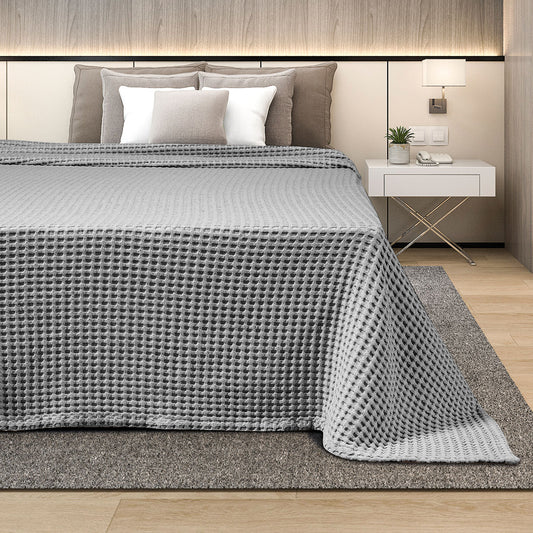 Κουβέρτα Πικέ King Size Sweet Sleep 240x260 Γκρι