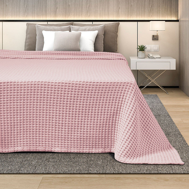 Κουβέρτα Πικέ Μονή 170x240 Sweet Sleep Λιλά