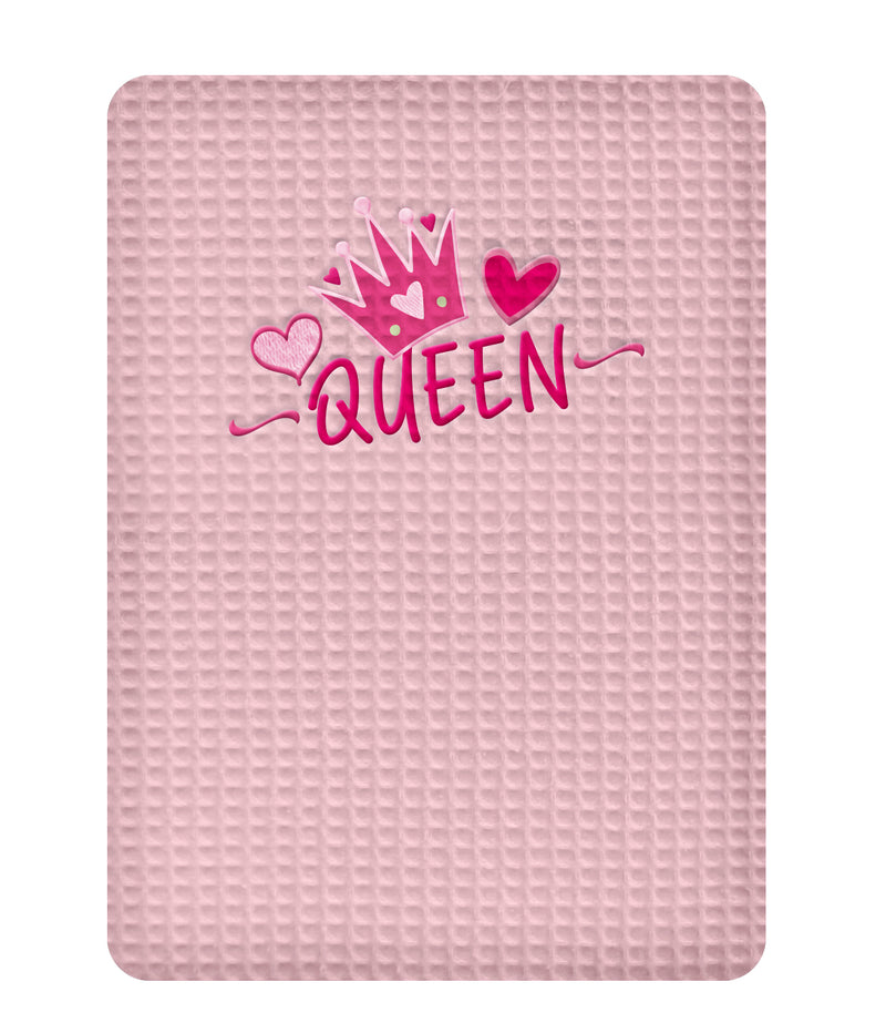 Κουβέρτα Πικέ Κούνιας 110x140 Sweet Sleep Queen Ροζ Οπάλ