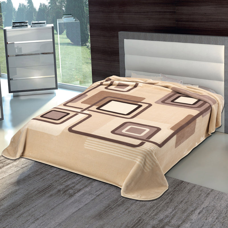 Κουβέρτα Ισπανίας Υπέρδιπλη 220x240 Belpla Ster 271 Μπεζ